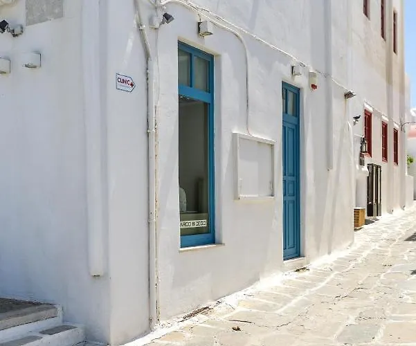 Feriehus White Memories, Seafront Luxury Mykonos